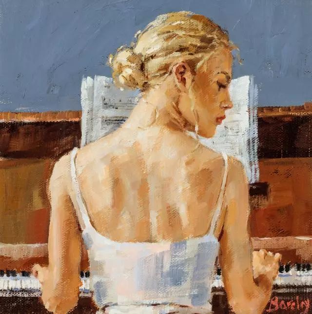 穆里尔|英国画家穆里尔笔下的舞女,身体张力的展现,舒展的弧度太美