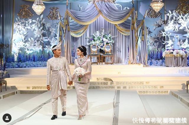 伊曼公主|马来西亚公主婚礼太奢华,戴蓝宝石还不够,绿宝石直接镶在衣服上