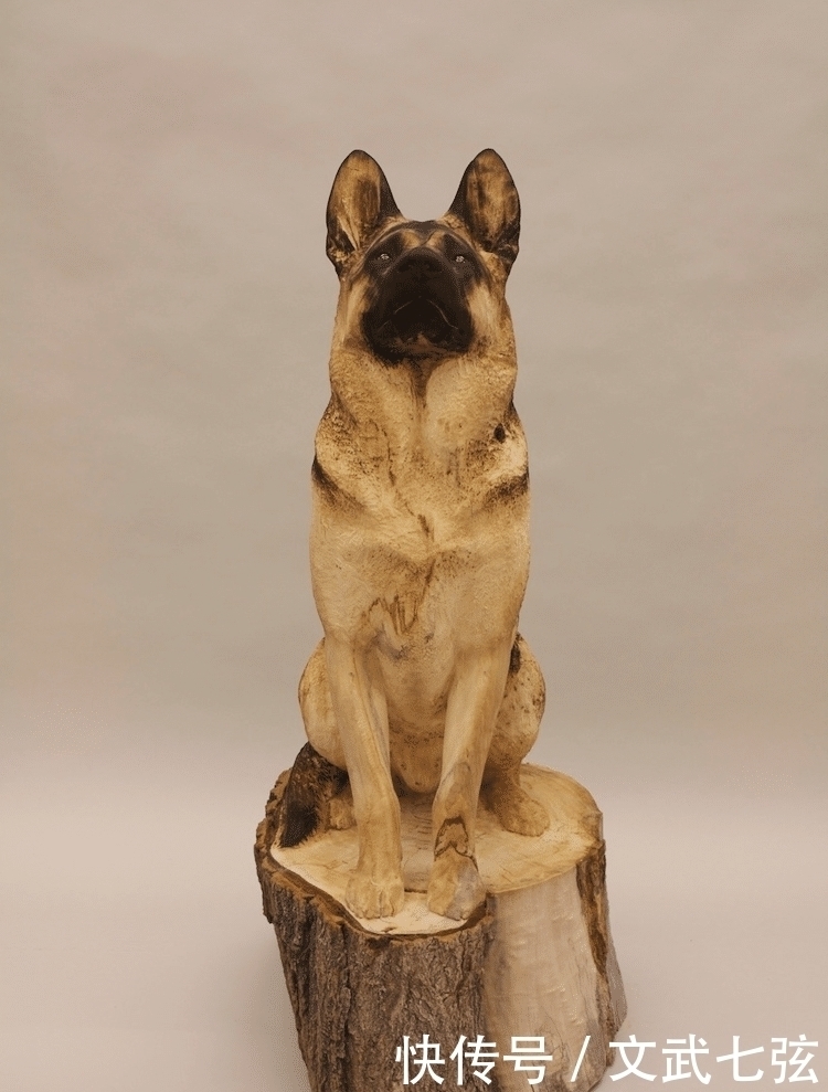 杰拉德#他制作的木雕最后一步要用火烧,以为是自毁作品,没想到神了