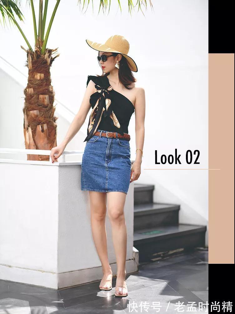 半裙|牛仔半裙可休闲也可以温柔,简简单单也好看