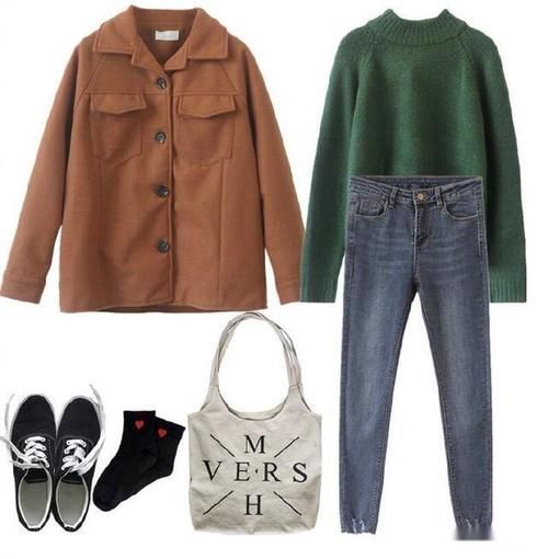 “暗沉”墨绿色毛衣这样穿竟显白!不老气?