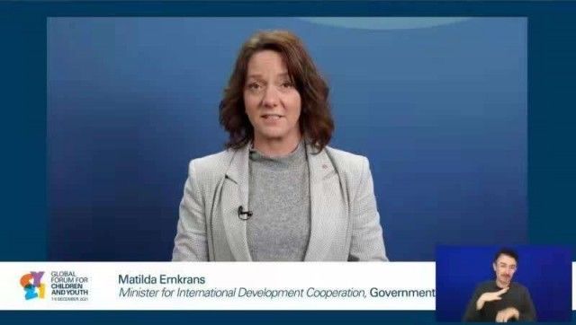 玛蒂尔达@建设更美好明天要从建设更美好今天开始 ——首届全球儿童与青年论坛举行