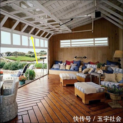 落地窗|等我家盖房子我也要装车库门,一开门像少了一堵墙,进出方便极了