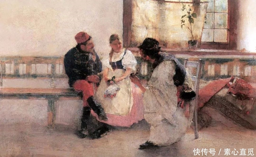 古斯塔夫|匈牙利油画家，西蒙·霍尔科西，油画作品欣赏