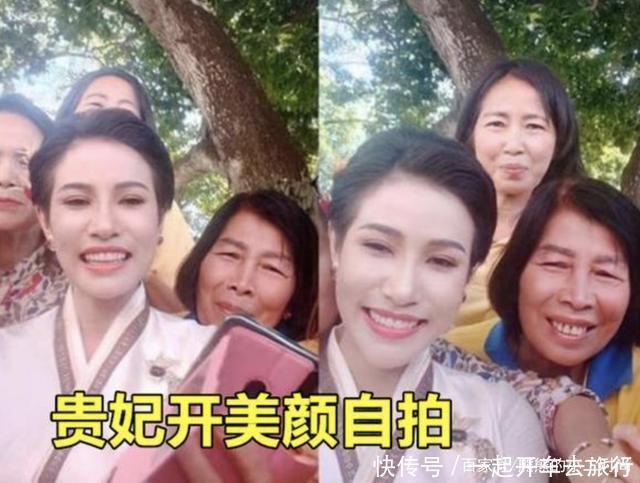 连衣裙|诗妮娜没有贵妃架子与民众合影，难怪支持者众多，情商直线上升