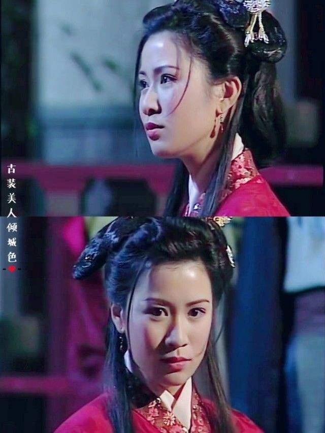 高圆圆!同样是演周芷若,其她7位都是在模仿,唯独她隔着屏幕都让人害怕