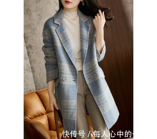 出游 初冬出游怎么穿看这轻奢长外套+阔腿裤显高又苗条,贼气质!