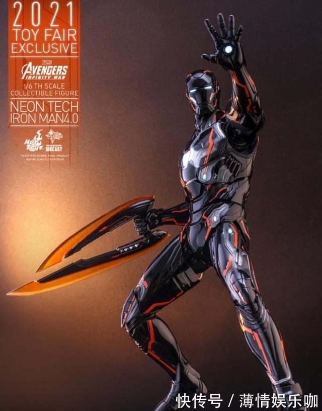 钢铁侠|模玩资讯:Hot Toys《复仇者联盟3:无限战争》霓虹科技钢铁侠