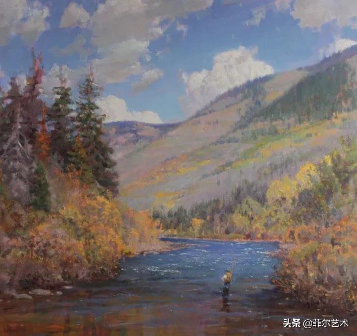 美国画家安德鲁·彼得斯风景油画作品赏析