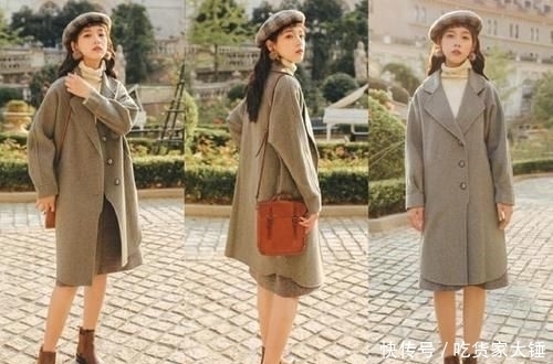 搭配|大衣搭配短靴or平底鞋,2019年最流行的穿搭,谁穿谁时髦