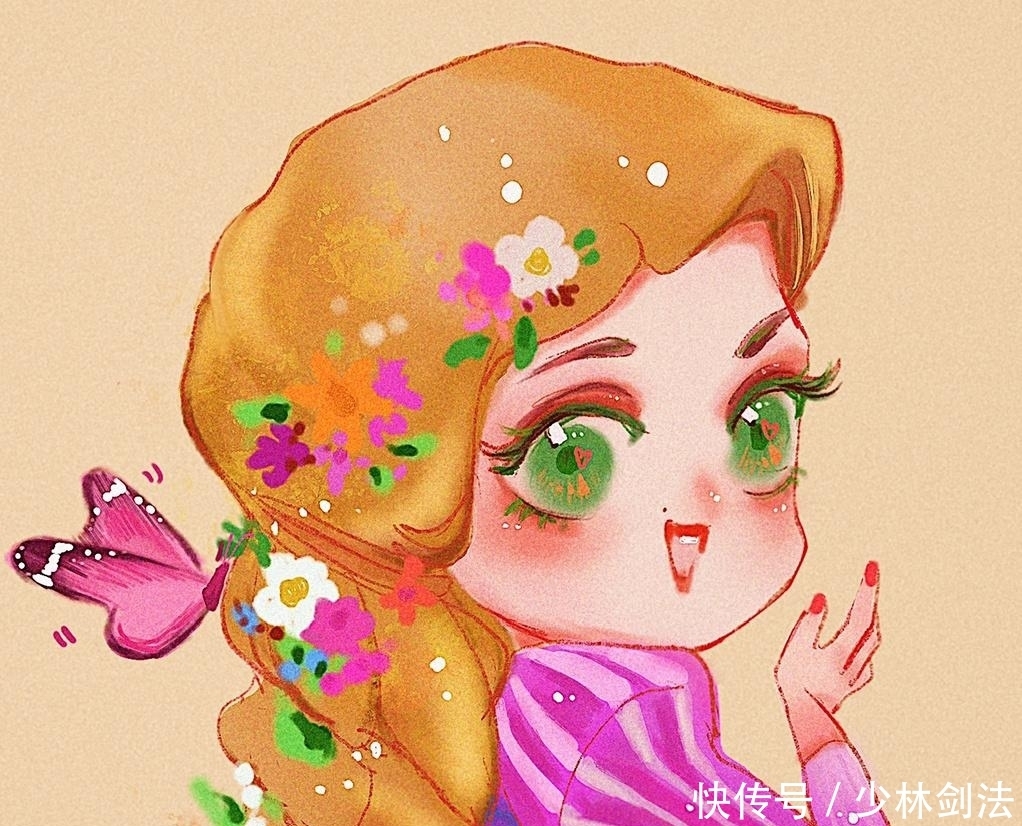 迪士尼公主点上媒婆痣,别有一种美感,不知道这样的公主你喜欢吗