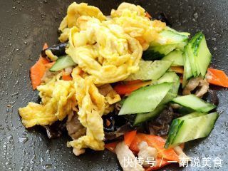 营养丰富的家常菜，木须肉，荤素都有，健康美味下饭，零难度！