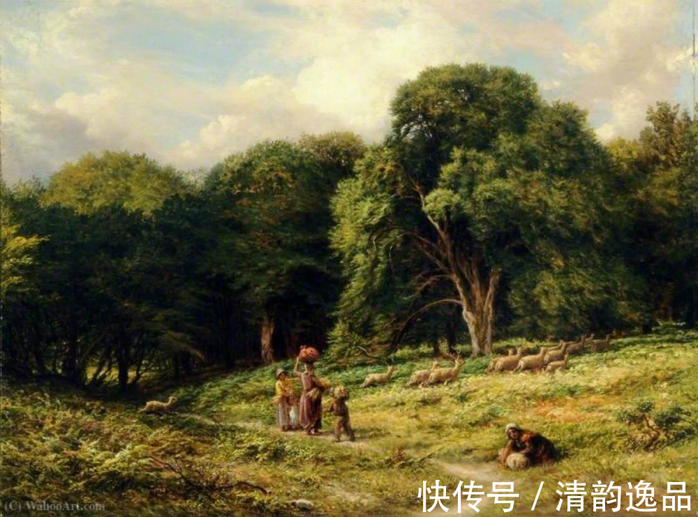 j英国画家詹姆斯·托马斯·林内尔油画作品选集