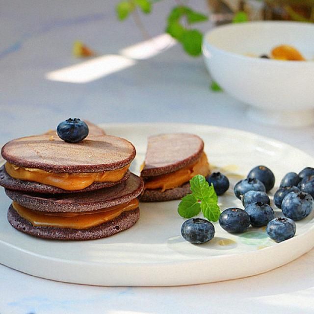 花生酱杂粮早餐饼,暄软香甜,孩子超爱吃