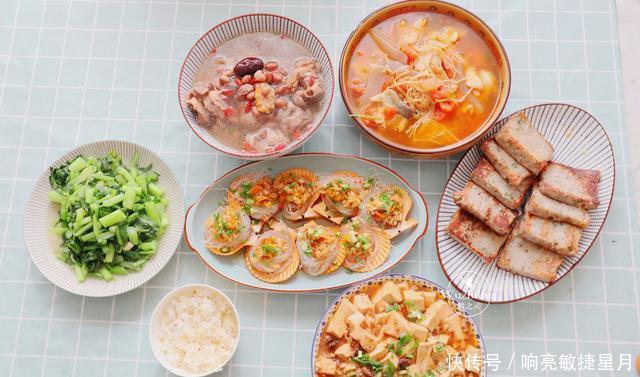 祖孙三代|祖孙三代的晚餐,6个菜成本60元,不精致但也不浪费