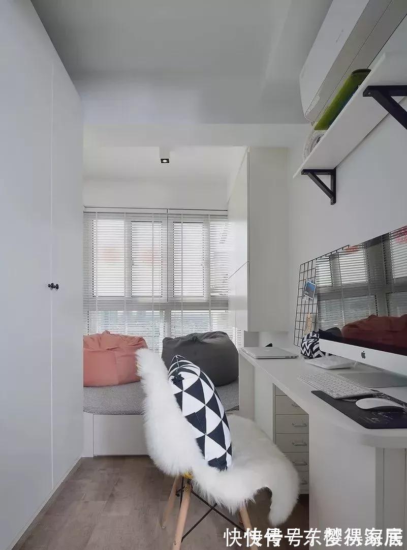 港湾|64㎡北欧小户型,轻松、悠闲的小窝,是每个人心中最温暖的港湾