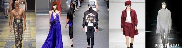 卡卡西老师|当火影忍者走上T台!我爱罗自带烟熏妆,四代目雷影变“兄贵”!