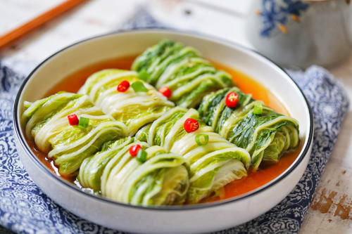  不腻|白菜花样吃法，比炒着好吃百倍，鲜嫩好吃，清香不腻，馅多过瘾