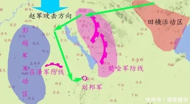 彭城之战|一场并不著名的战役,但却影响了历史走向,历史最早的骑兵攻防战