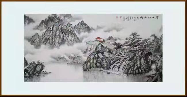 刘雪琴@刘雪琴《国画山水》请赏析