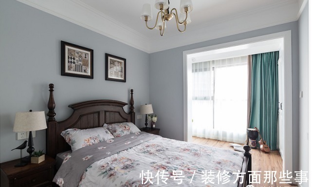 深色系|120平美式风三居室,高雅家具搭配轻奢金属系装饰艺术气息十足