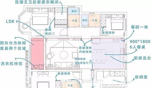 现代|109平现代轻奢三口之家,独立储物间+衣帽间,不要太赞