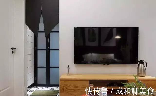 大柜|表妹的65㎡两居,客厅隔出书房,简约时尚清新,小家美得不像话!