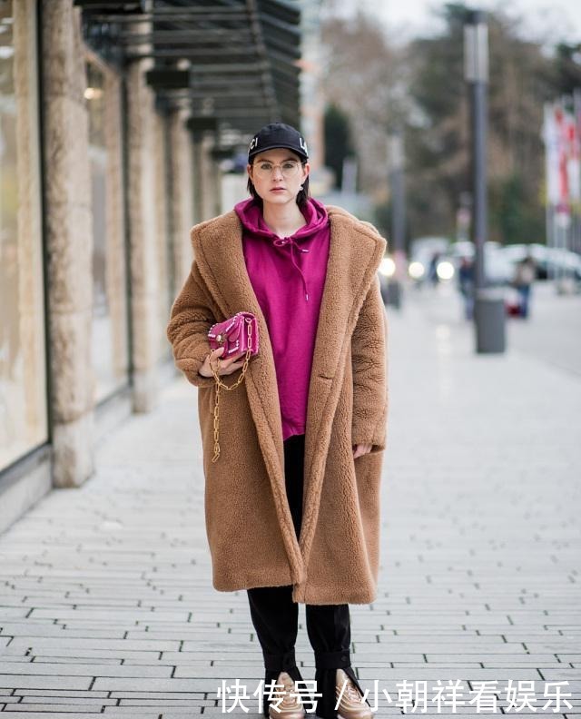 大衣|大衣+卫衣=个性时髦,今冬就这么穿了!虽然混搭,但很时尚