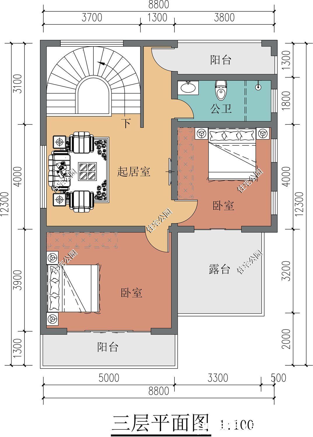 建筑|还在因宅基地小而烦恼？来看看这十套图纸，小天地也有大精彩