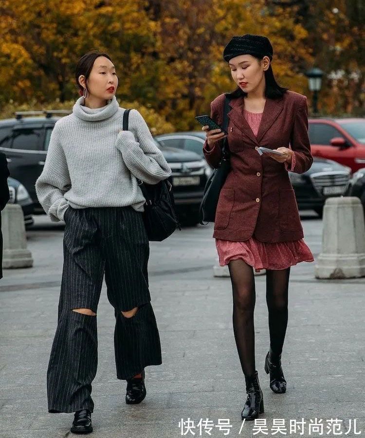 阔腿裤 初春流行的四种搭法,简单百搭又时髦,时尚达人们都爱穿