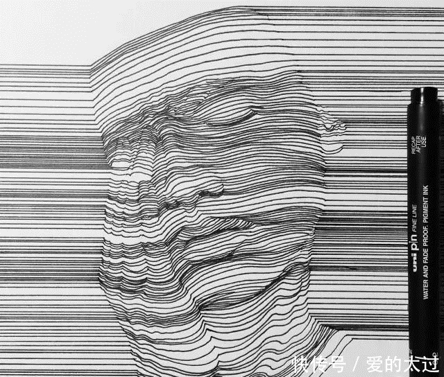 这才是线条画的最高境界!