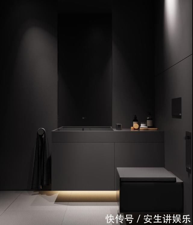 漂亮|灵活的深灰色的现代装饰设计，大气又漂亮