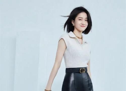 张慧琳|御姐的霸道气场,选择这款偏分短发,从而显脸小