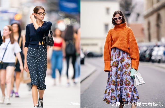 出彩|三四十岁的女人,秋冬穿碎花单品会更加出彩,时髦减龄又有气质