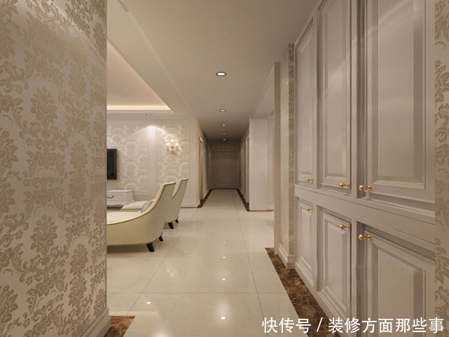 简欧|131平大量使用的白色调,把欧式风融入现代设计中浑然一体
