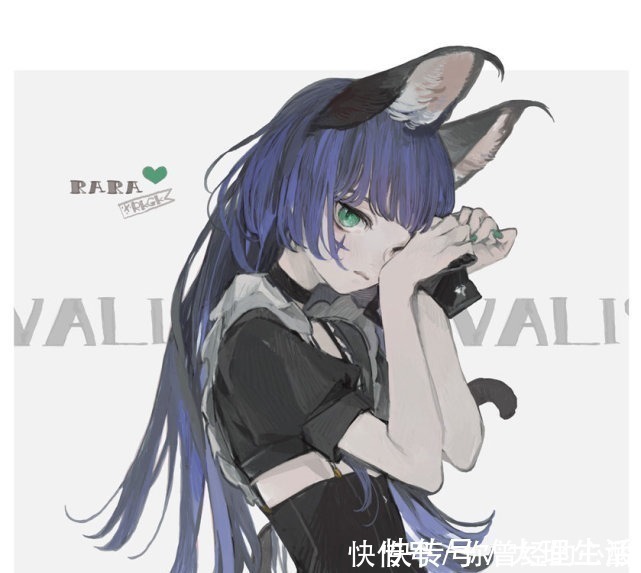 初音未来|当猫咪被画师拟人化,化身猫耳娘,值得点赞