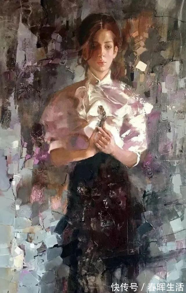 irene@她的油画有一种惊艳脱俗的美,乌克兰天才女画家艾琳·谢里