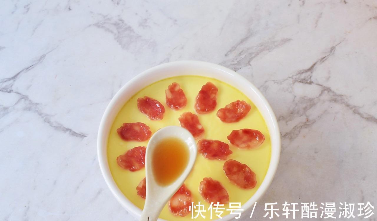 蒸制|一口咸香的腊肠蒸蛋，鲜香味美，营养健康