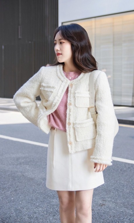 半身裙 针织衫配裤子还是裙子更好看?建议你两个都选,这样搭美极了!