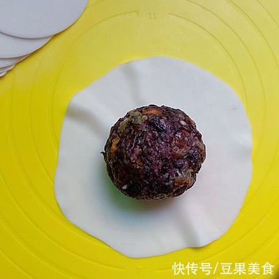 糯米粉|#一口新年味，全家享佳味#紫米粘豆包