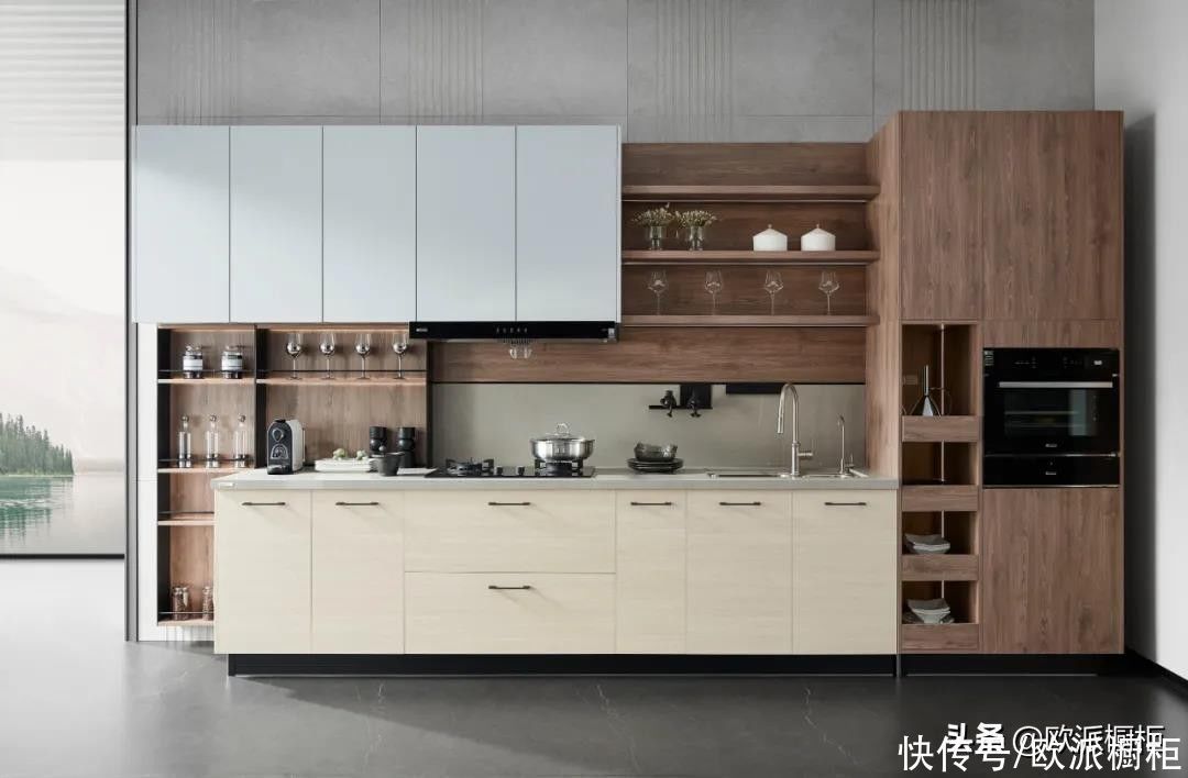 欧派|这9款橱柜配色竟然如此惊艳!看过的人都收藏了