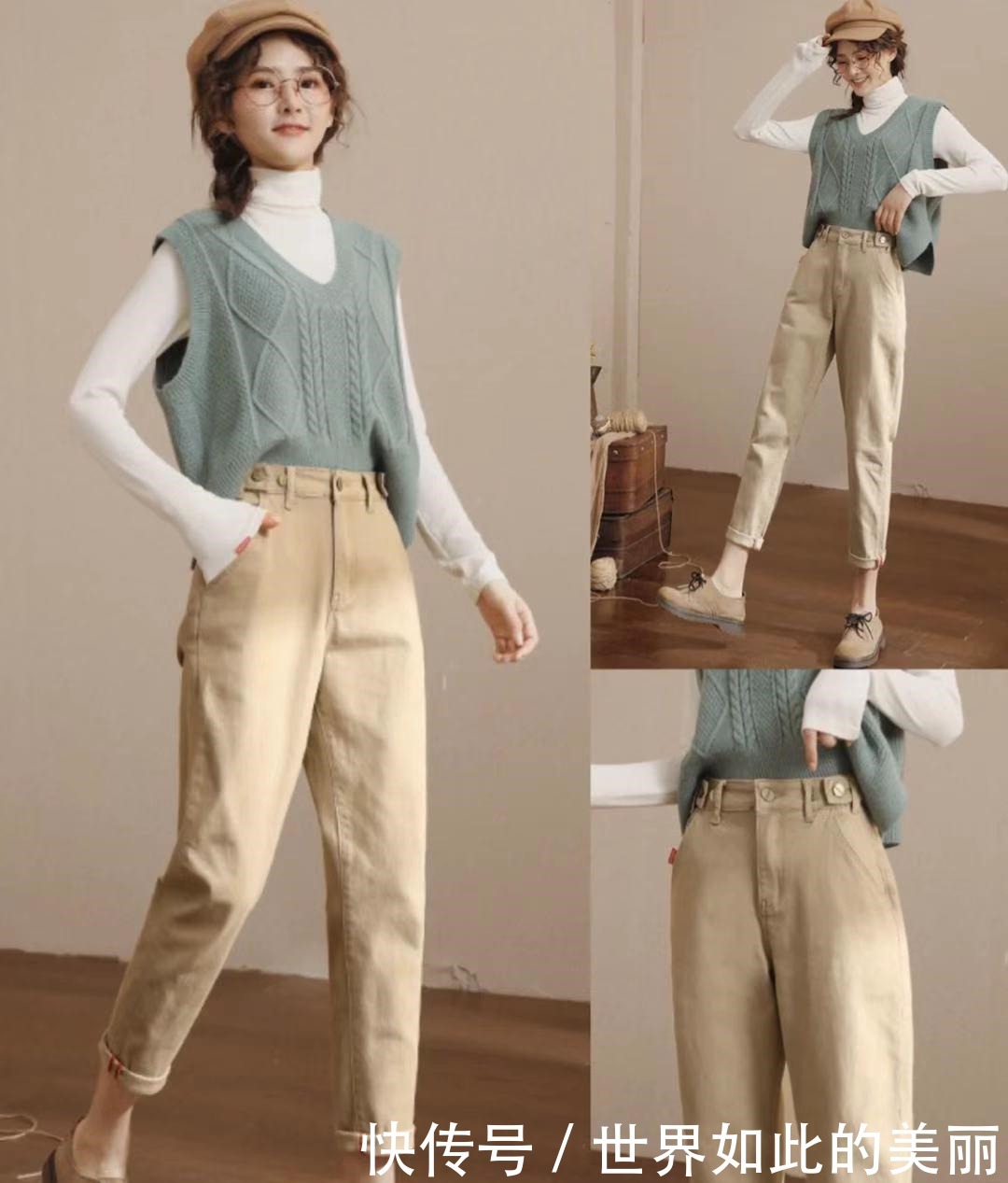 毛衣|九分裤是小个子的身高利器,搭配好很重要,你学会了么