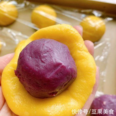 教程|百吃不腻的「缤纷下午茶」 虎皮饽饽-紫薯仙豆糕教程