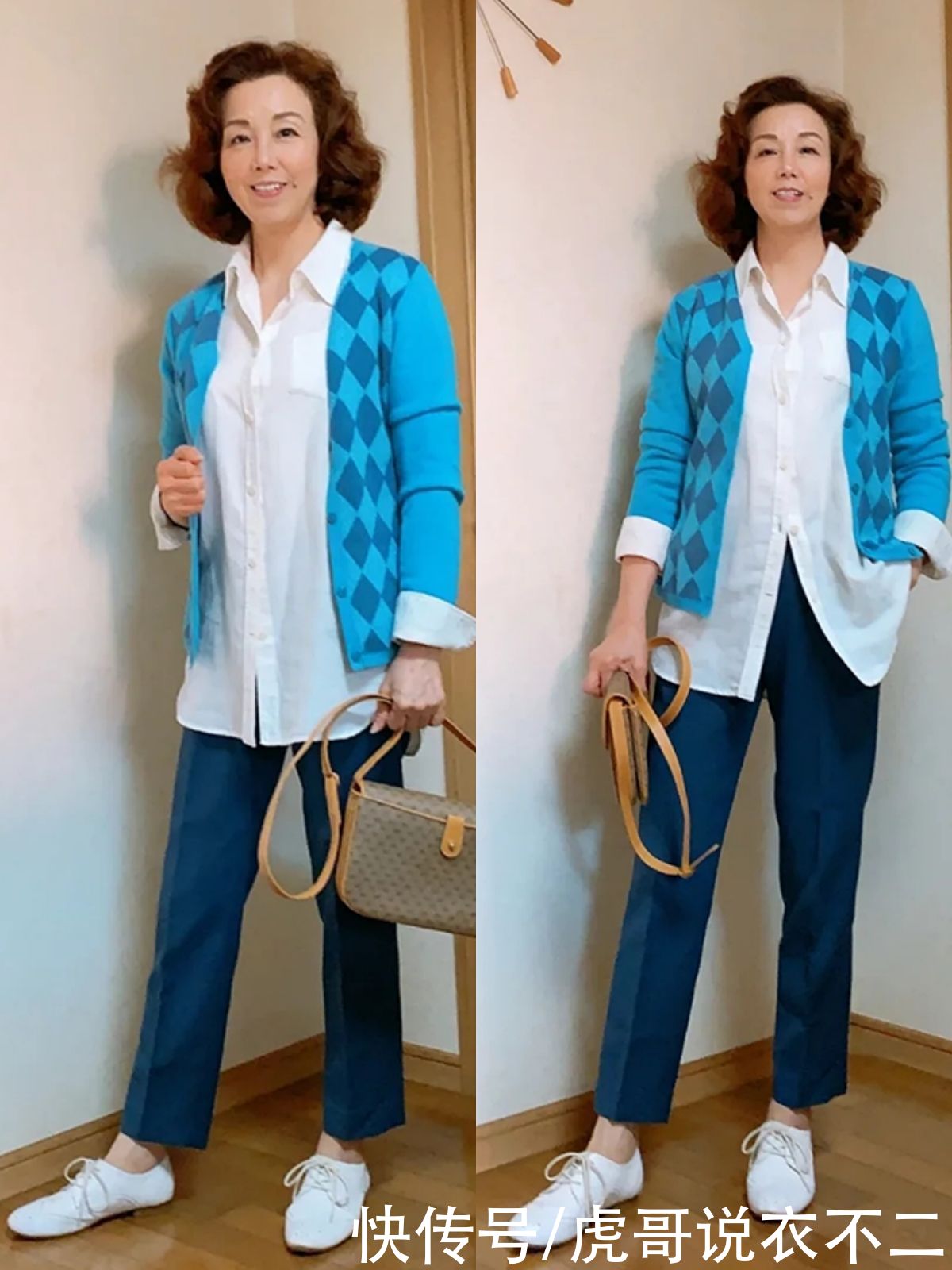 女人|适合50岁普通人的早秋穿搭，简约大方不过时，轻松当个时髦精