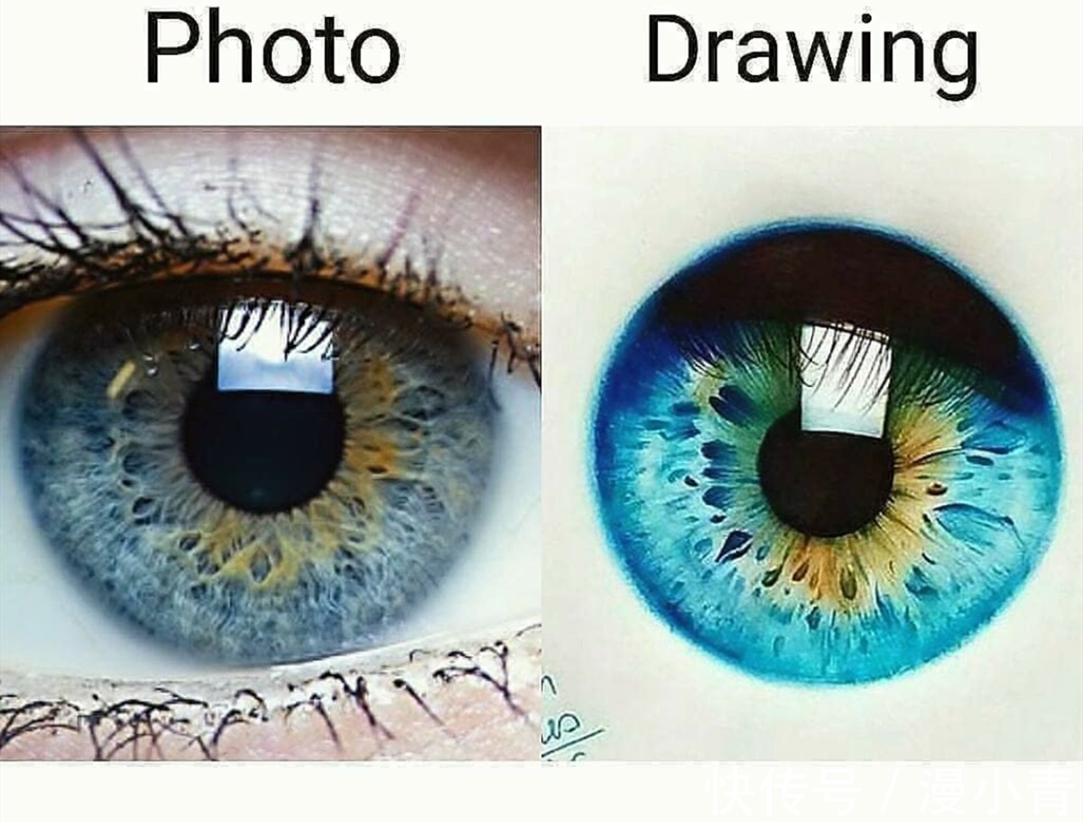 画师#喜欢画画只把人物眼睛画好行不行,只要够真实一样能成为大师