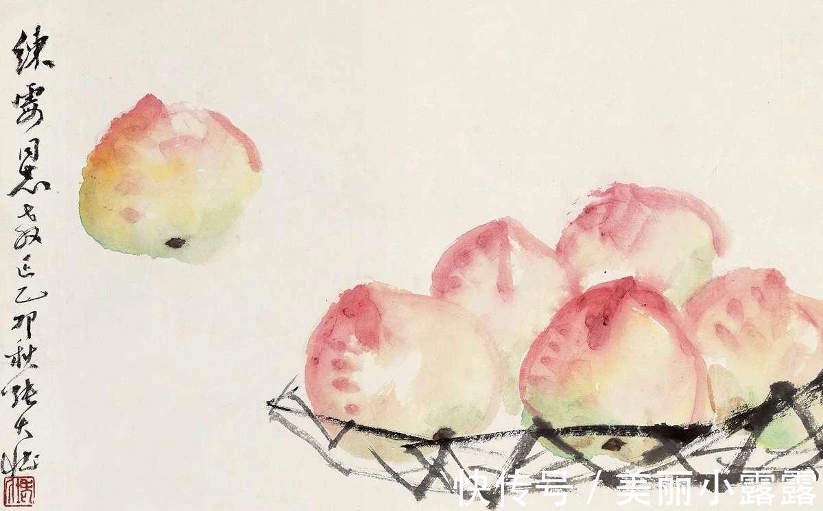 笔下|「津门网」张大壮笔下的瓜果桃李十分新鲜,又有家常味道耐人寻味