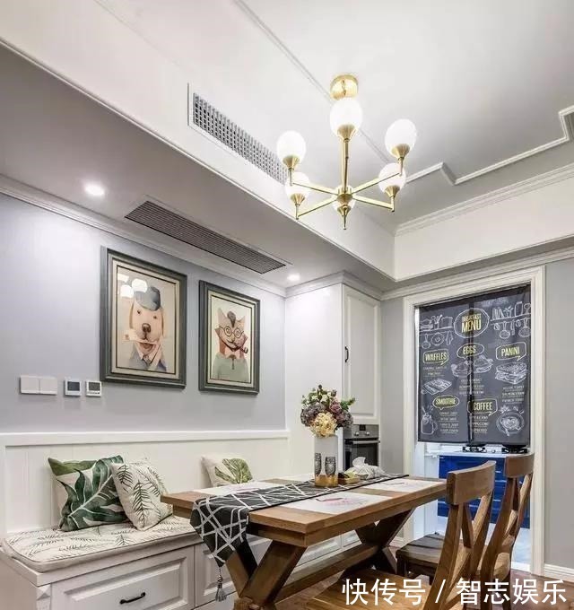 实用|等以后买了房,就装这样的卡座餐厅,漂亮又实用,多久都不过时