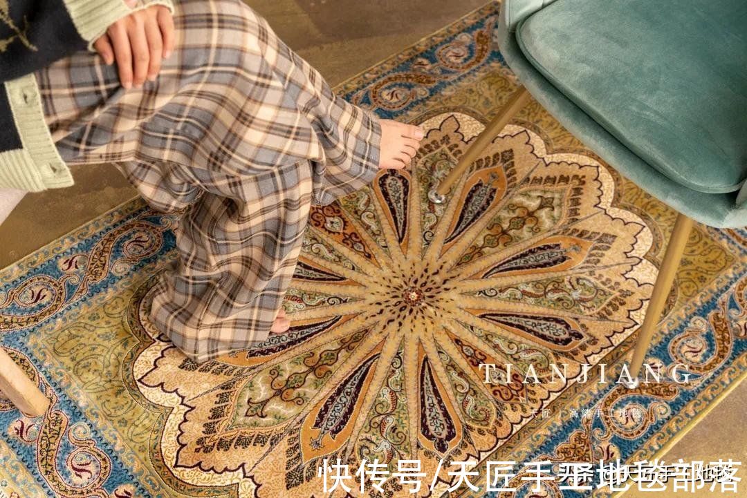 真丝|手工地毯在别墅业主圈火了，听说还能免费上门试铺