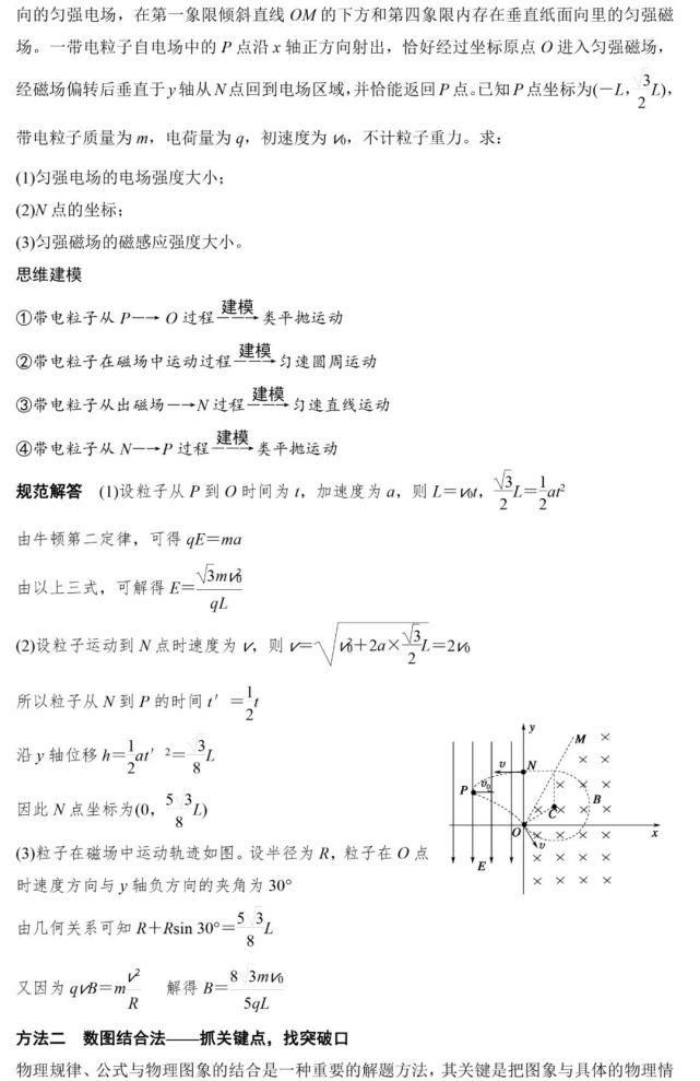 高中物理计算类压轴题高分策略+8大类答题模板