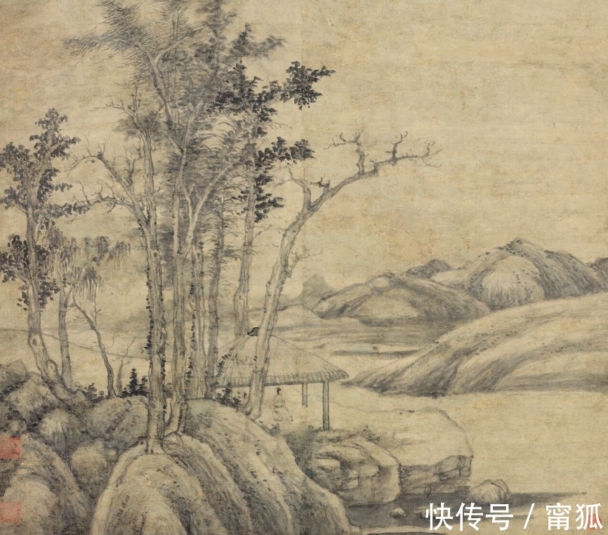 山水画@难以企及的元四家,在元朝压迫政策下选择隐居,山水画成后世经典